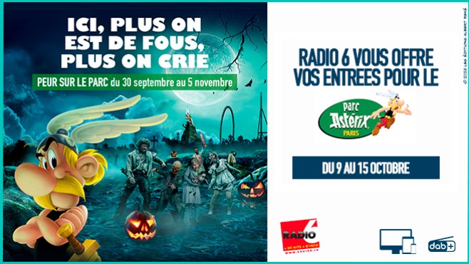 GAGNEZ VOS ENTREES POUR PEUR SUR LE PARC AU PARC ASTERIX