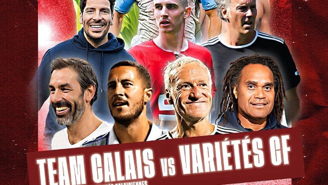 Calais: le stade l'épopée accueille un match de solidarité avec Didier Deschamps ! 