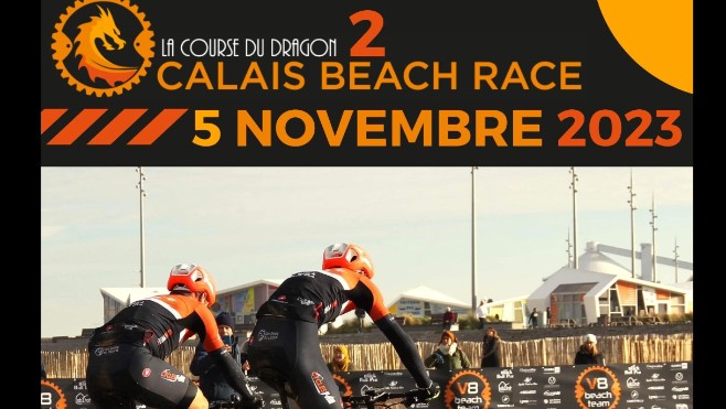 Dimanche, participez à la course du Dragon avec votre VTT sur la plage de Calais !