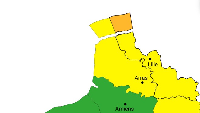 Le Nord en vigilance orange vagues-submersion