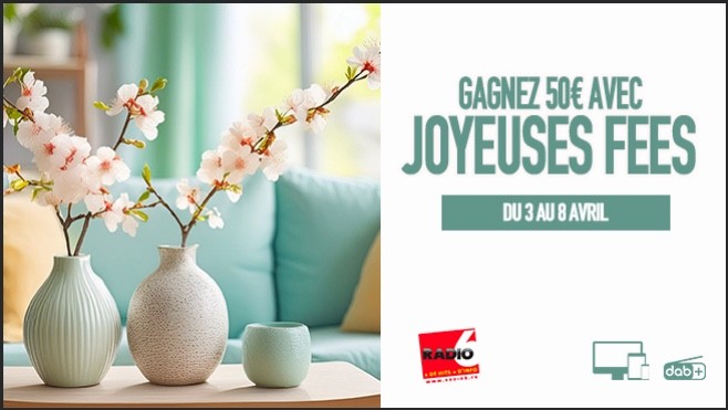 Gagnez 50€ avec Joyeuses Fées