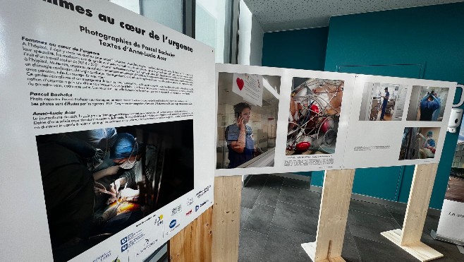 Une exposition sur les femmes au cœur de l'urgence, visible à l'hôpital d'Abbeville