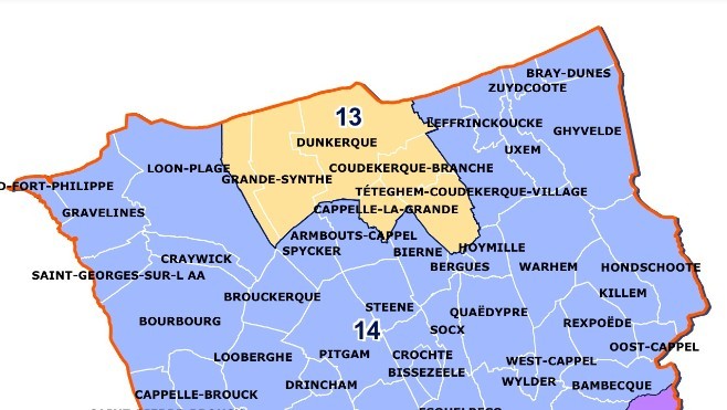 Législatives : 4 candidats dans la 13ième circonscription du Nord à Dunkerque. 