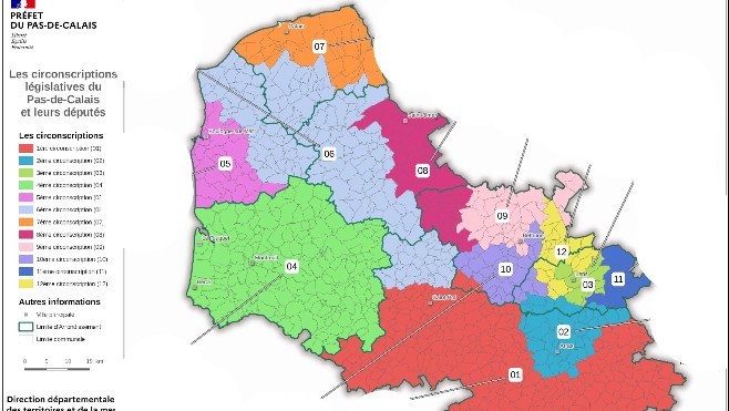 Législatives : 6 candidats se présentent dans la 6ième circonscription du Pas-de-Calais.