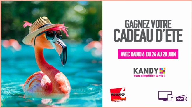 Radio 6 et kandy vous offrent : barbecue, piscine, chaise longue...