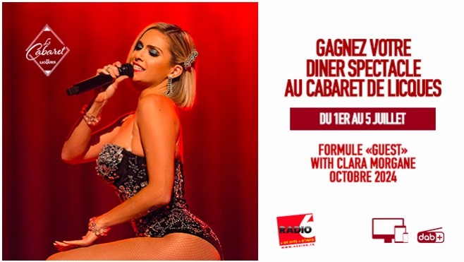 Clara Morgane au Cabaret de Licques, vos places à gagner cette semaine.