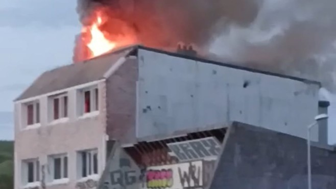 Berck sur mer : un incendie touche une bâtisse squattée rue du Corps de Garde mardi soir