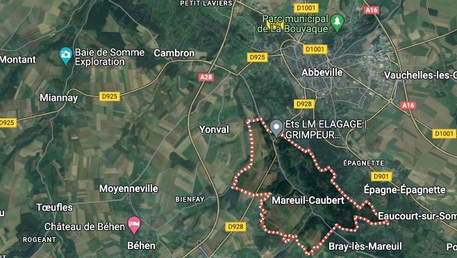 Somme : Deux chasseurs meurent noyés en traversant un lac à Mareuil-Caubert.