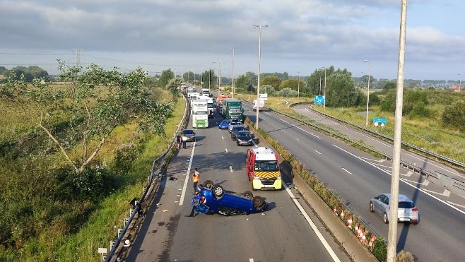 A16 : un blessé léger dans un accident samedi matin près de Bourbourg. 