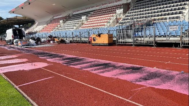 Boulogne sur mer : la piste d'athlétisme du Stade de la Libération fait son premier lifting depuis 26 ans