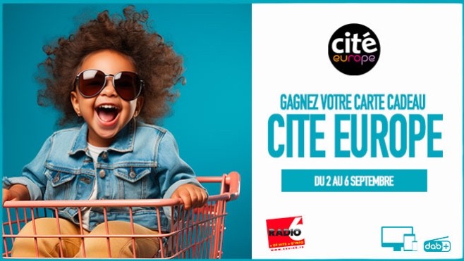 Gagnez votre carte cadeau Cité Europe