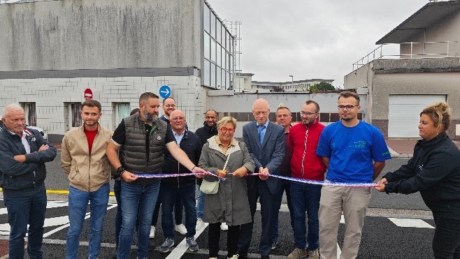 Nouveau parking au niveau du lycée Sophie Berthelot à Calais. 