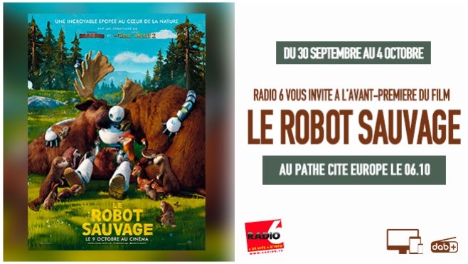 Gagnez vos entrées pour l'avant-première du film : Le robot sauvage