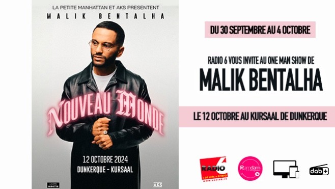 Gagnez vos entrées pour le spectacle de Malik Bentalha