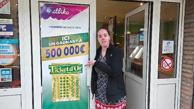 Calais : un joueur a remporté 500 000 euros au ticket d’or. 