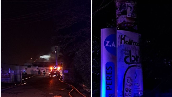 A Petite-Synthe, un incendie détruit les locaux de l'entreprise Kalifrais dans la nuit.