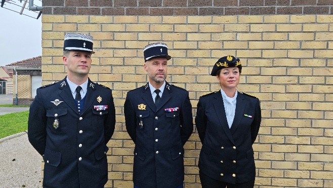 Maxence Routier nouveau commandant du Peloton de surveillance et d’intervention de Marck. 