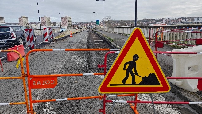 Début de la deuxième phase de travaux pour le viaduc Jean-Jacques Rousseau à Boulogne-sur-Mer.  