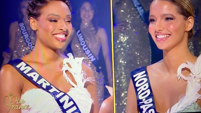 Miss Nord-Pas de Calais est devenue première dauphine de Miss France 2025, Miss Martinique !