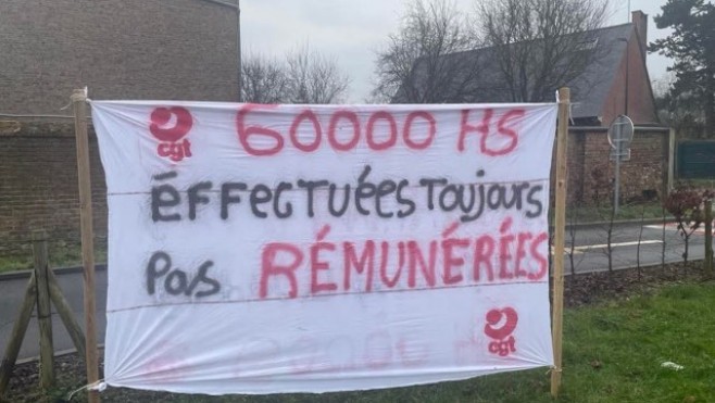 Nouvelle action de la CGT de l'hôpital d'Abbeville