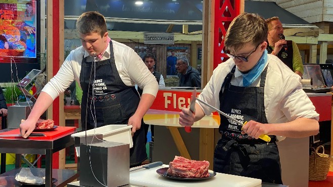 Trois jeunes apprentis bouchers de Calais brillent dans un concours au Salon international de l'agriculture. 