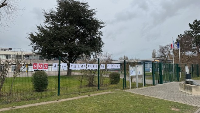 Opération école morte jeudi et vendredi à l’école du Brédenarde à Audruicq. 