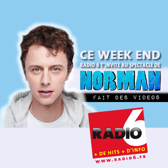 Ce week end, gagnez vos places pour le spectacle de Norman