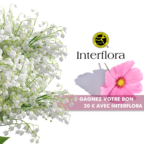 Gagnez vos bons de 20 € avec Interflora