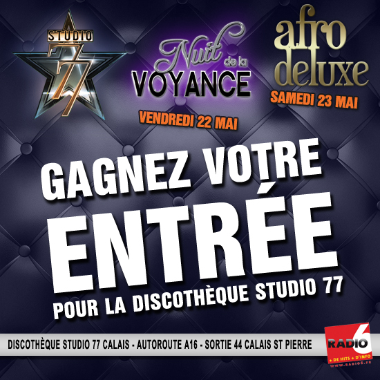 Gagnez vos entrées pour le Studio 77