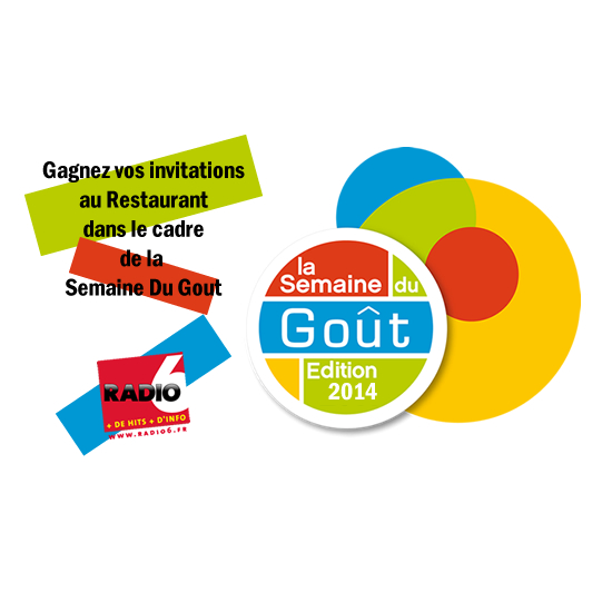 Gagnez vos invitations au restaurant dans le cadre de la semaine du gout