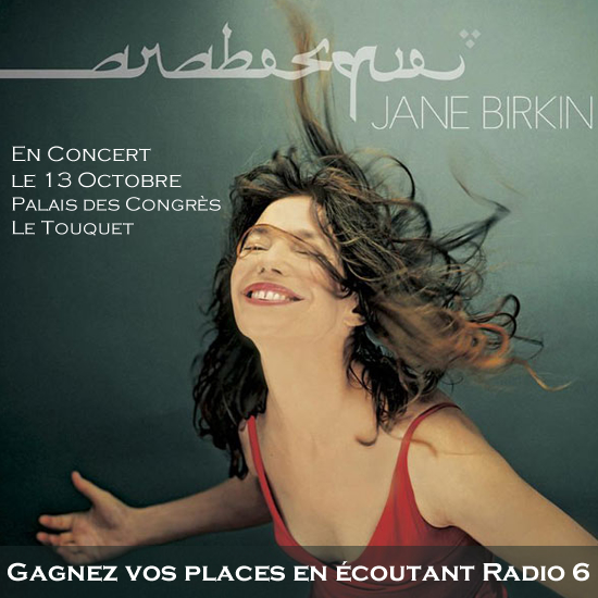 Gagnez vos invitations pour le concert de Jane Birkin