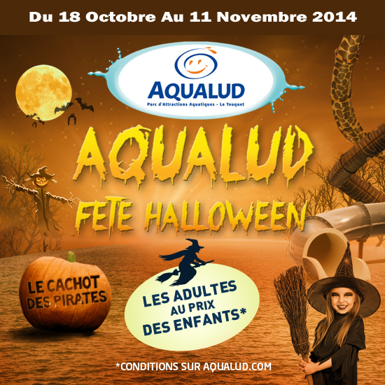 Gagnez vos places pour Halloween à l'Aqualud