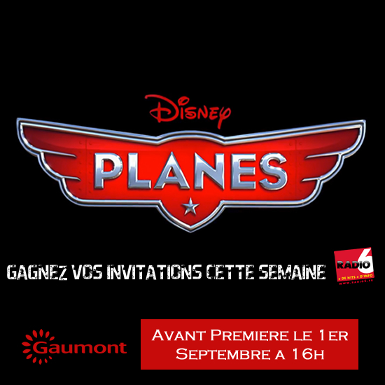 Gagnez vos places pour l'Avant Première du nouveau Disney : Planes