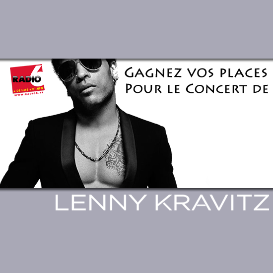 Gagnez vos places pour le concert de Lenny Kravitz