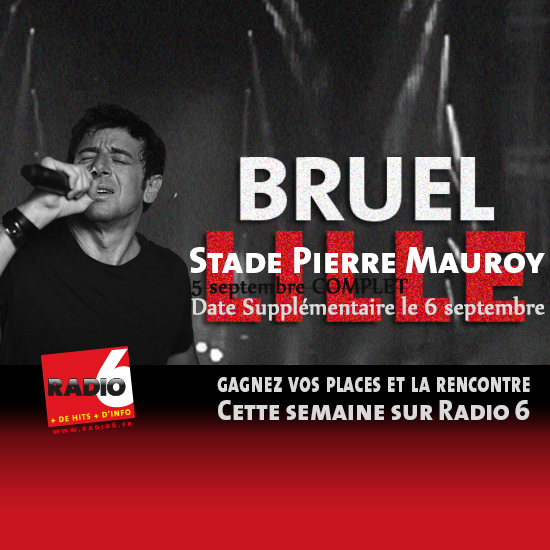 Gagnez vos places pour le concert de Patrick Bruel au Stade de Lille