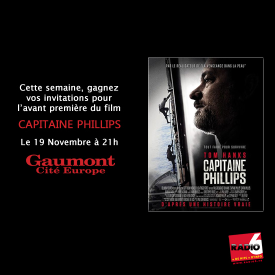 Gagnez vos places pour le film CAPITAINE PHILLIPS