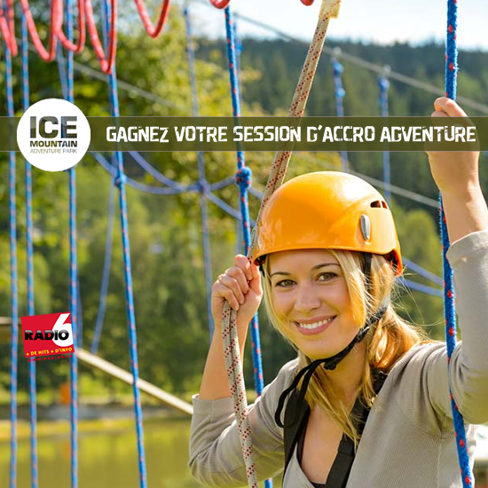 Gagnez vos sessions d'Accro Adventure avec Ice Mountain