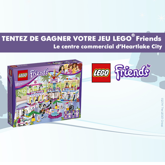 Gagnez votre boite de jeu Légo Friends - Le centre commercial d'Heartlake City