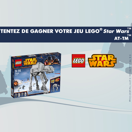 Gagnez votre boite de jeu Légo Star Wars - AT TM