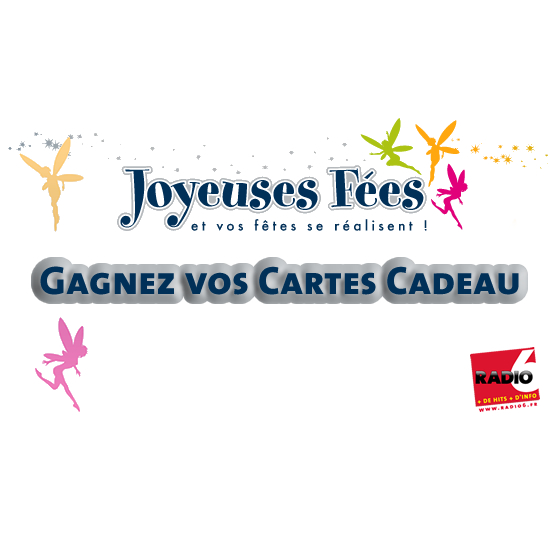 Gagnez votre carte KDO de 40€ avec Joyeuses Fées