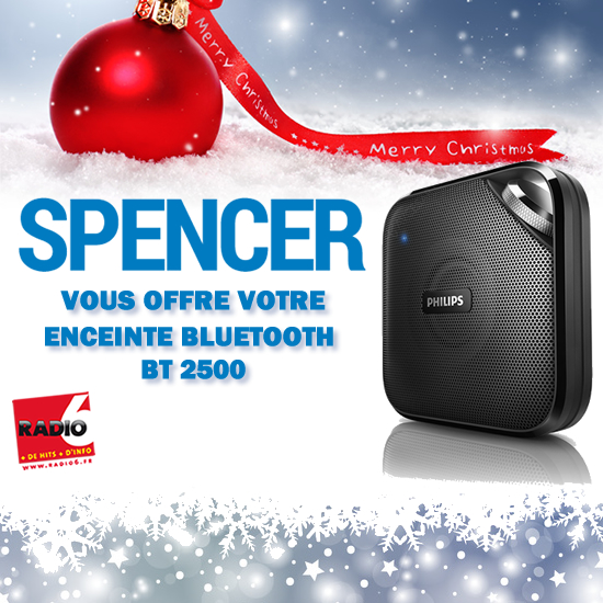 Gagnez votre enceinte Bluetooth Philips avec Spencer