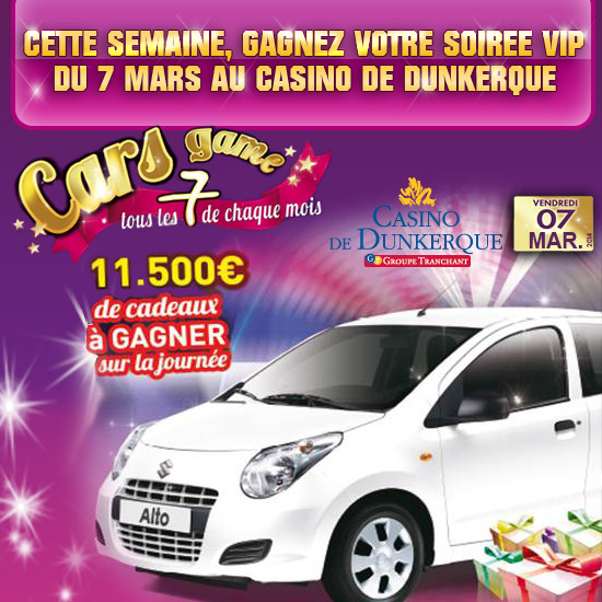 Gagnez votre soirée VIP au Casino de Dunkerque