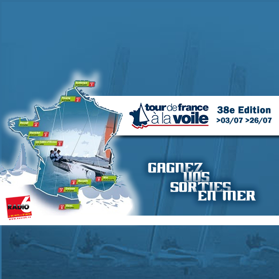 Gagnez votre sortie en mer à l'occasion du Tour de France à la Voile