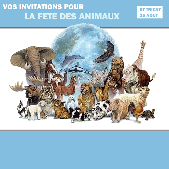 JEU WEB - Gagnez vos entrées pour la 6e Fête des Animaux de St Tricat