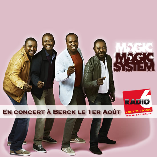 Jeu SMS - Gagnez vos invitations pour le concert de Magic System à Berck