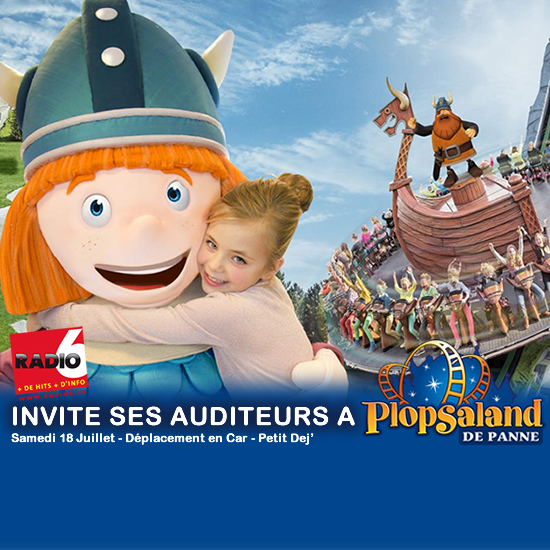 Radio 6 Invite ses auditeurs à Plopsaland le 18 Juillet