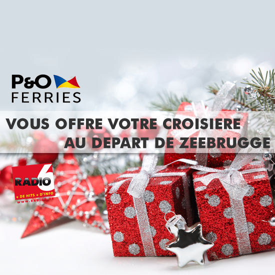 Une Mini Croisière pour Noël, c'est possible avec Radio 6 et la Cie P&O Ferries