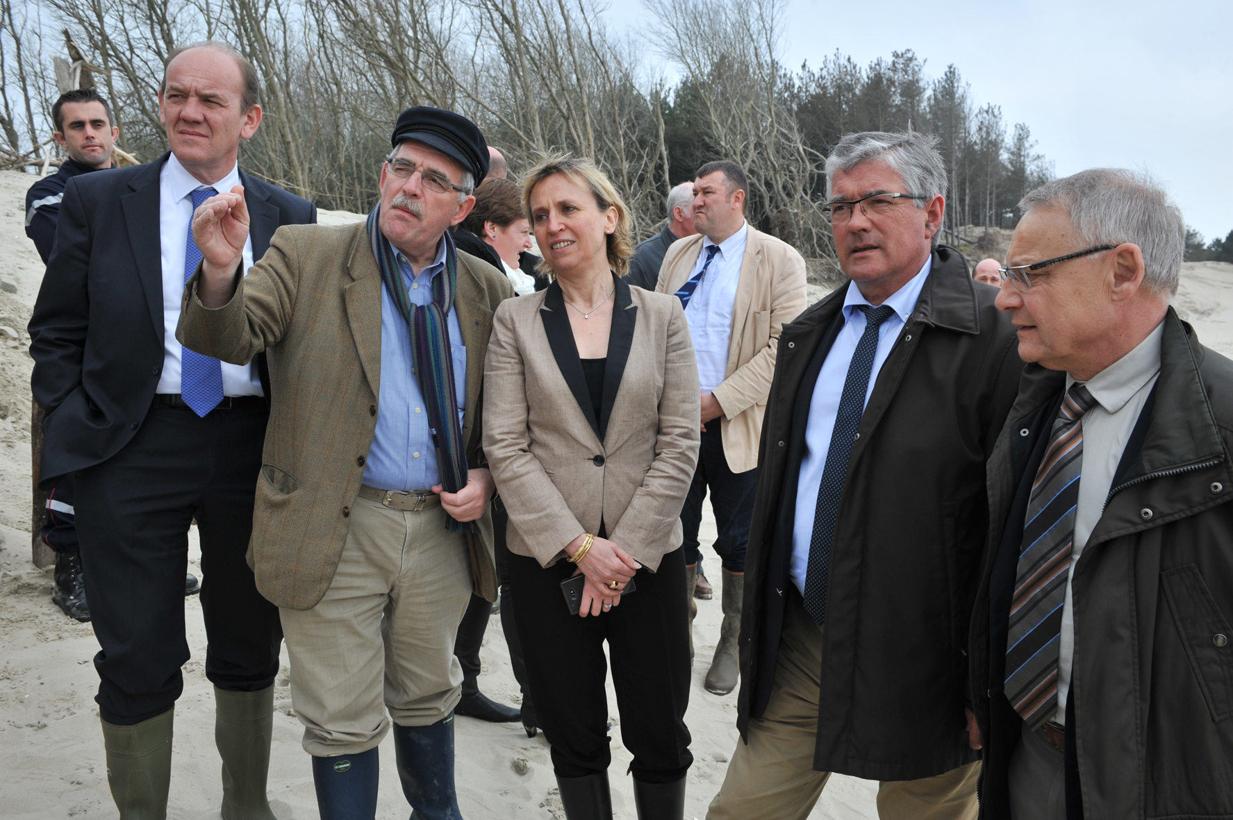 Submersion marine en baie d'Authie : La préfète du Pas de Calais s'est rendu sur place hier, itw RADIO6.