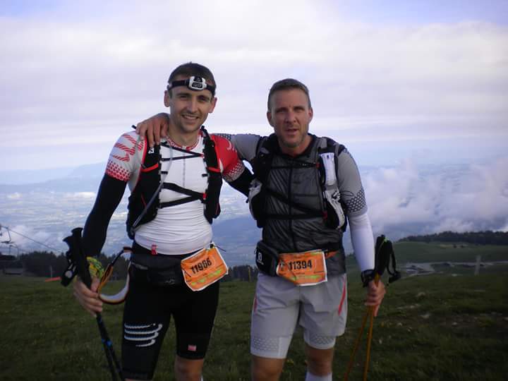 2 Berckois ont participé à la maxi race d'Annecy, ils ont couru 18h samedi dans les montagnes autour du lac! 