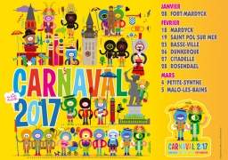 Voici l'affiche du carnaval de Dunkerque 2017 !